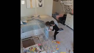 Four-year-old caught helping little sister escape from crib