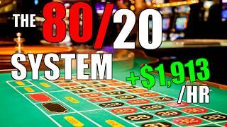 MAKE $1,913 an HOUR?!? - The ‘80/20’ Roulette Strategy