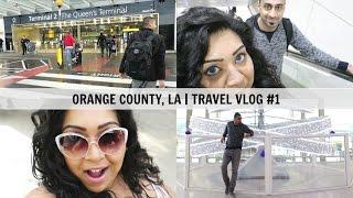 Orange County, LA Travel Vlog #1 | Nishi V