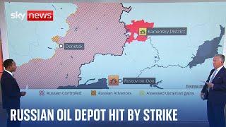 Ukraine launches drone strikes on Russian oil facilities | Ukraine war