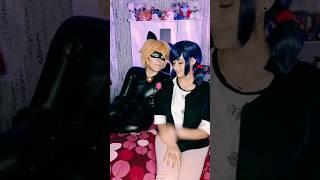 Love Marichat  #tiktok #cosplay #miraculous #miraculousladybug #marinette #chatnoir #marichat #love