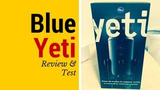 Blue Yeti Blackout Mic Unboxing and Audio Test