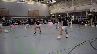 17.12.17, 2. BuLi Badminton, 2017/18: BW Wittorf 2 - BC Hohenlimburg 1 / Verrückter Ballwechsel