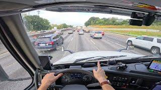 Trucking Through Atlanta Traffic Goes Like This...