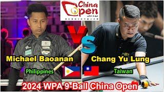 Michael Baoanan VS Chang Yu Lung | 2024 WPA 9-Ball China Open - LiveStream