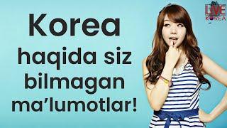 Janubiy Korea haqida qiziqarli ma'lumotlar | LIVE KOREA