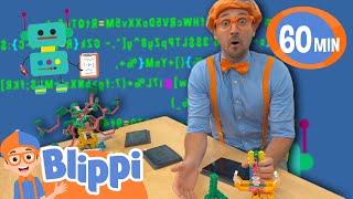 Blippi Learns To Build A Robot  STEM Learning | Kids TV Show | Educational Videos for Kids