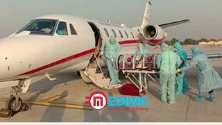 Take the Secure ICU Charter Air Ambulance in Imphal and Jodhpur via Medivic with Skilful Staff