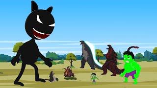 30 MINUTES FUNNY OF GODZILLA CARTOON