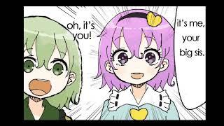 [touhou comic]satori have a makeup