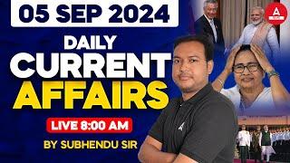 5 September Current Affairs 2024 | Current Affairs Today Bengali | Current Affairs By Subhendu Sir