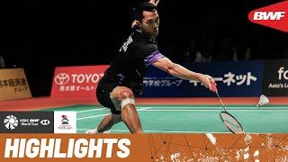 Jonatan Christie takes on Leong Jun Hao in a nail-biting semifinal