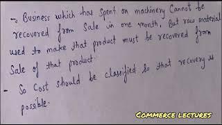 Classification of cost as fixed & variable || need for classification of cost || class 11 etp notes