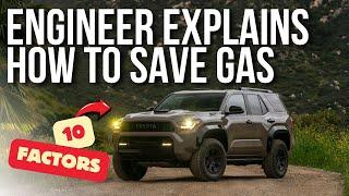 ENGINEER EXPLAINS HOW TO IMPROVE FUEL ECONOMY // 10 KEY FACTORS EXPLAINED // DRAMATIC IMPROVEMENTS