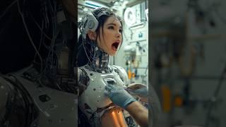 humanoid robot undergoing repairs. #robot #shorts #ai