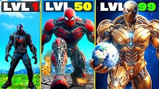 Level 1 SPIDERMAN to Level 1,000,000,000 SPIDERMAN in GTA 5