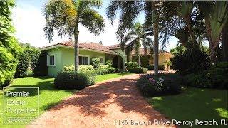 Delray Beach Real Estate - Luxury Home Delray Beach - 1149 Beach Drive, Delray Beach, FL