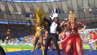 Shakira Clausura mundial Brasil 2014    La la la Ft Carlinhos Brown HD