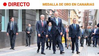 REY FELIPE VI: RECIBE la MEDALLA de ORO del PARLAMENTO de CANARIAS, en TENERIFE | RTVE