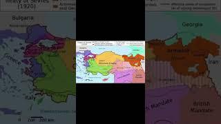 Treaty of Sevres #foryou #history #shorts #turkey #map