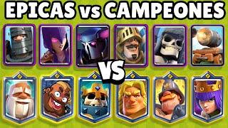 EPICAS vs CAMPEONES | OLIMPIADAS de CALIDADES | CLASH ROYALE