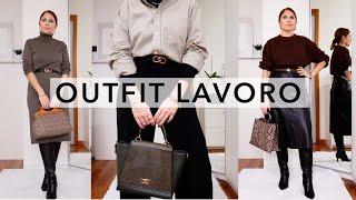 COME VESTIRSI PER ANDARE A LAVORO - 6 IDEE OUTFIT INVERNO - PRIMAVERA PER L' UFFICIO e non solo!