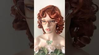  CURLA super curly short ginger red wig // MIJKA #shorts #fashion #style