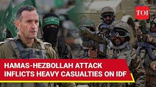 Hamas-Hezbollah Attacks Bleed Israeli Troops: IDF HQ, Kiryat Shmona Hit, Merkava Tanks 'Burn'