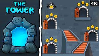 [4K] "The Tower" - (ALL LEVELS + ALL COINS) - Geometry Dash 2.2