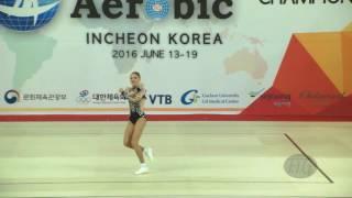 PAPPA Sofia (GRE) - 2016 Aerobic Worlds, Incheon (KOR) - Qualifications Individual Women