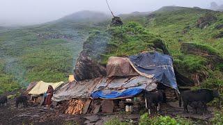 Best Life The Nepali Mountain Village During The  Rainy Time |Organic Food Cooking |Real Nepali Life