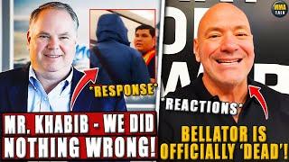 Frontier Airlines RESPOND to Khabib after plane incident! MMA Community REACTS to Bellator's END!