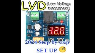 LVD (Low Voltage Disconnect) Module XH-M609 set-up Solar Power energy/How to