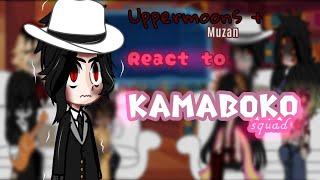  Uppermoons + Muzan reacts to Kamaboko squad  | Demon slayer |