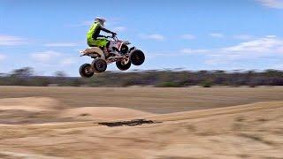 Honda TRX250R vs TRX450R ATV MX - Luke Gaisford