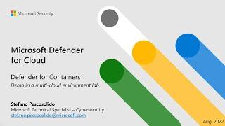 Defender for Containers - Demo in a Multi-Cloud Environment Lab