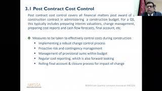 MEQSA Webinar 2 - Project Finance (Control and Reporting)