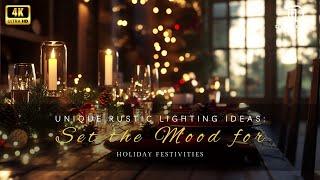 Unique Rustic Lighting Ideas: Set the Mood for Holiday Festivities