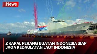 TNI AL Resmikan KRI Lukas Rumkorem-392 dan KRI Raja Haji Fisabilillah-391 di Lampung