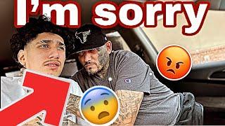 DISRESpEcTING MY UNCLE PRANK ** he got mad  ** watch till end