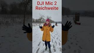 DJI Mic 2 Reichweite - echter Test - Osmo Pocket 3