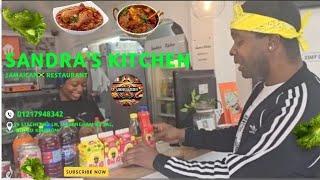 SANDRA'S KITCHEN STECHFORD AMAZING FOOD CURRY GOAT FRY CHICKEN DELICIOUS  9/10REVIEW