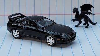 1995 Toyota Supra Turbo - true 1:64 scale - Auto World Diecast Sports Car: JDM Legend from the 1990s