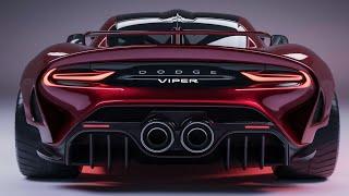 2025 Dodge Viper  Revealed: The American Supercar is Back!