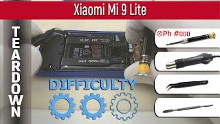 Xiaomi Mi 9 Lite M1904F3BG  Teardown Take apart Tutorial