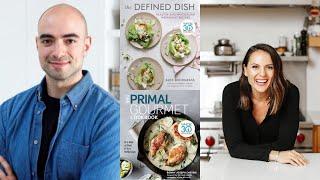 Ronny Lvovski and Alex Snodgrass with a cooking demo from THE PRIMAL GOURMET COOKBOOK