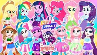 MY TALKING ANGELA MY LITTLE PONY EQUESTRIA GIRLS  NEW UPDATE  Cosplay Makeover