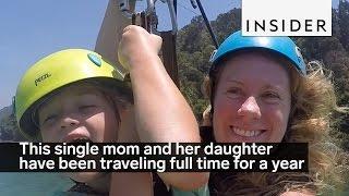 This single mom and her daughter have been traveling full time for a year