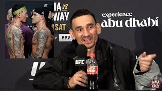 Max Holloway on Dustin Poirier retirement fight "The Diamond, SIGN ME UP"