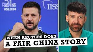 You won't believe how Reuters reported this China story